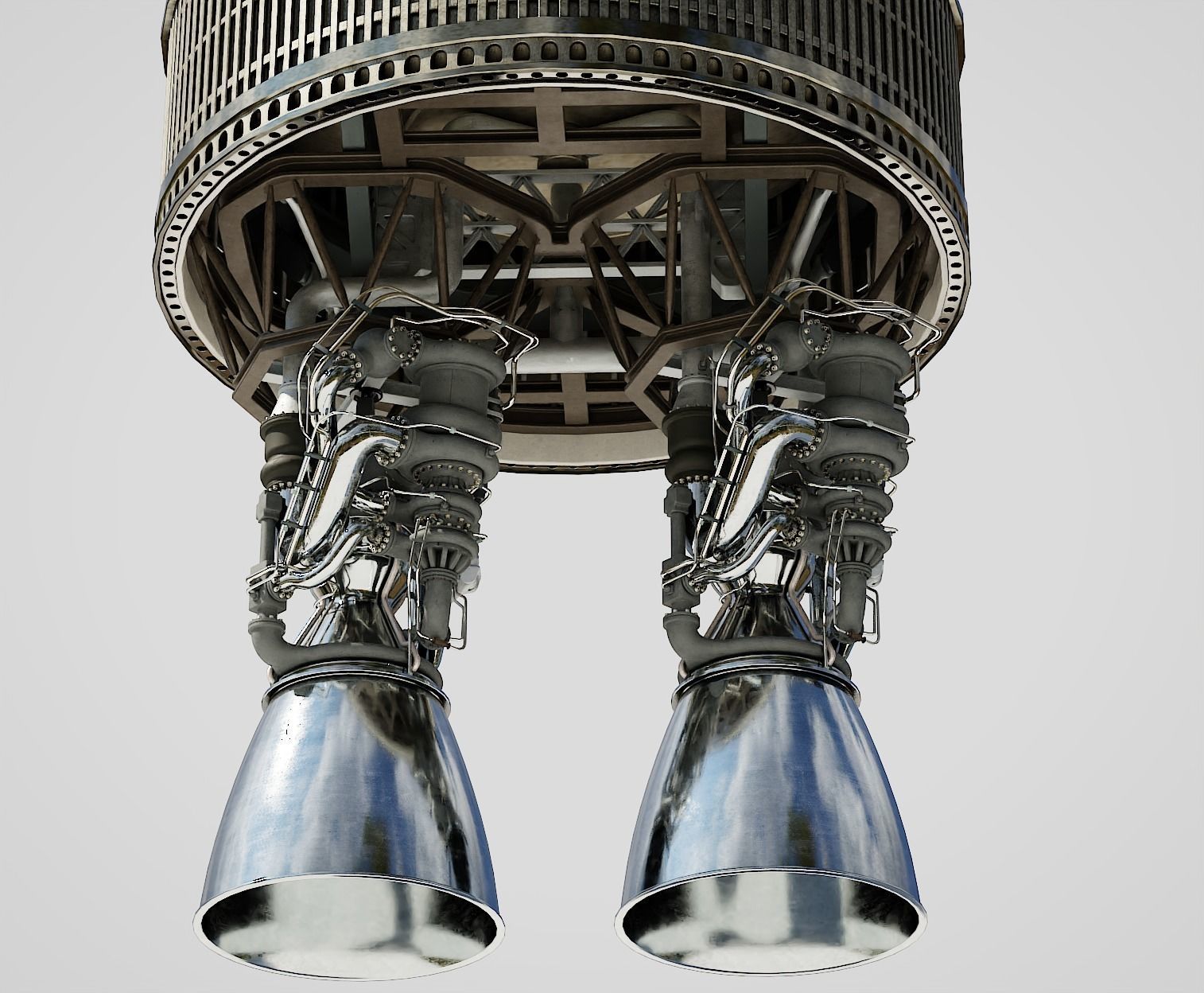 Vulcan Centaur rocket 3D model_5