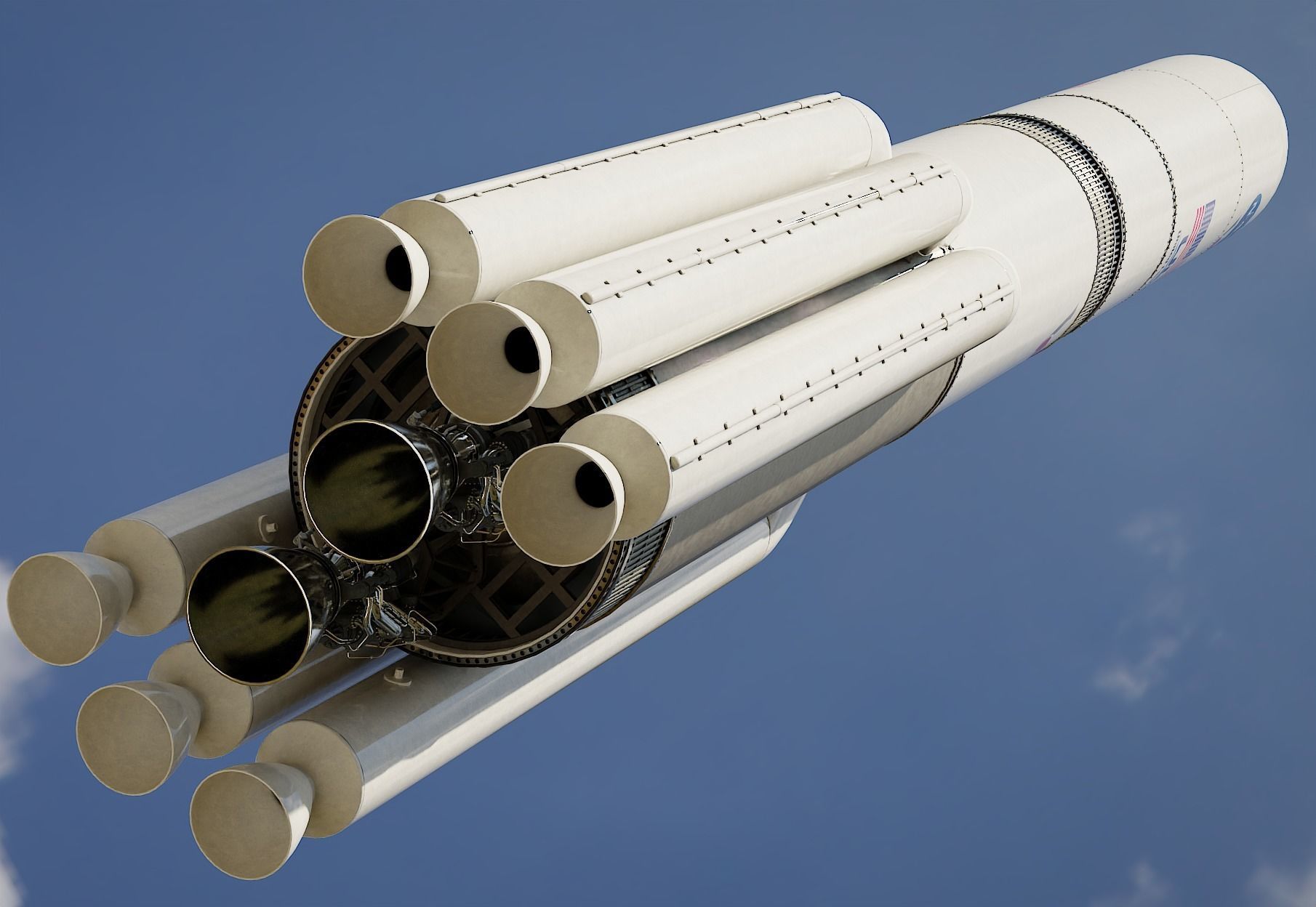 Vulcan Centaur rocket 3D model_21