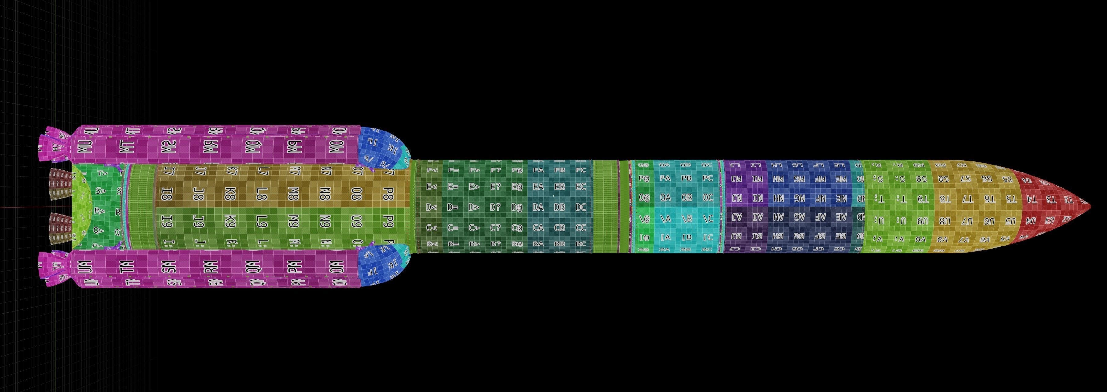 Vulcan Centaur rocket 3D model_44