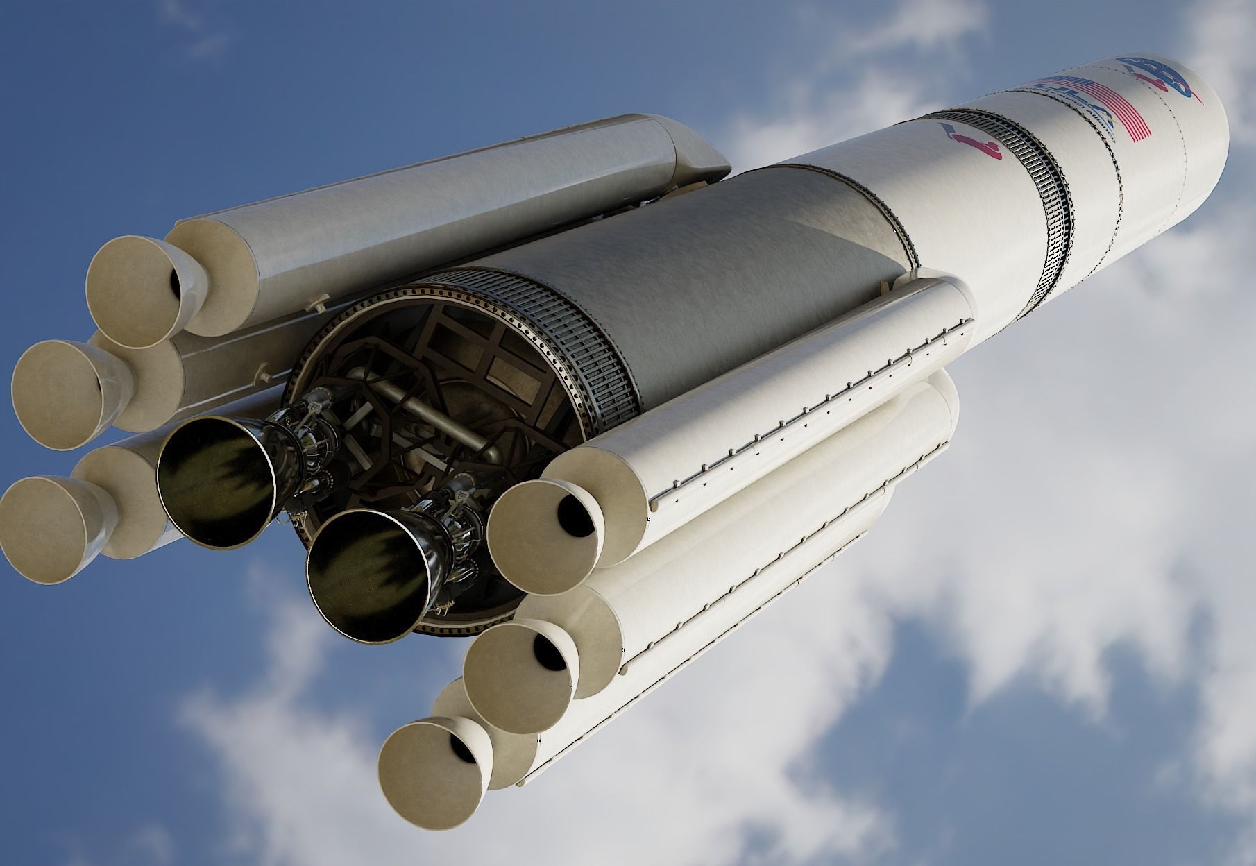 Vulcan Centaur rocket 3D model_32