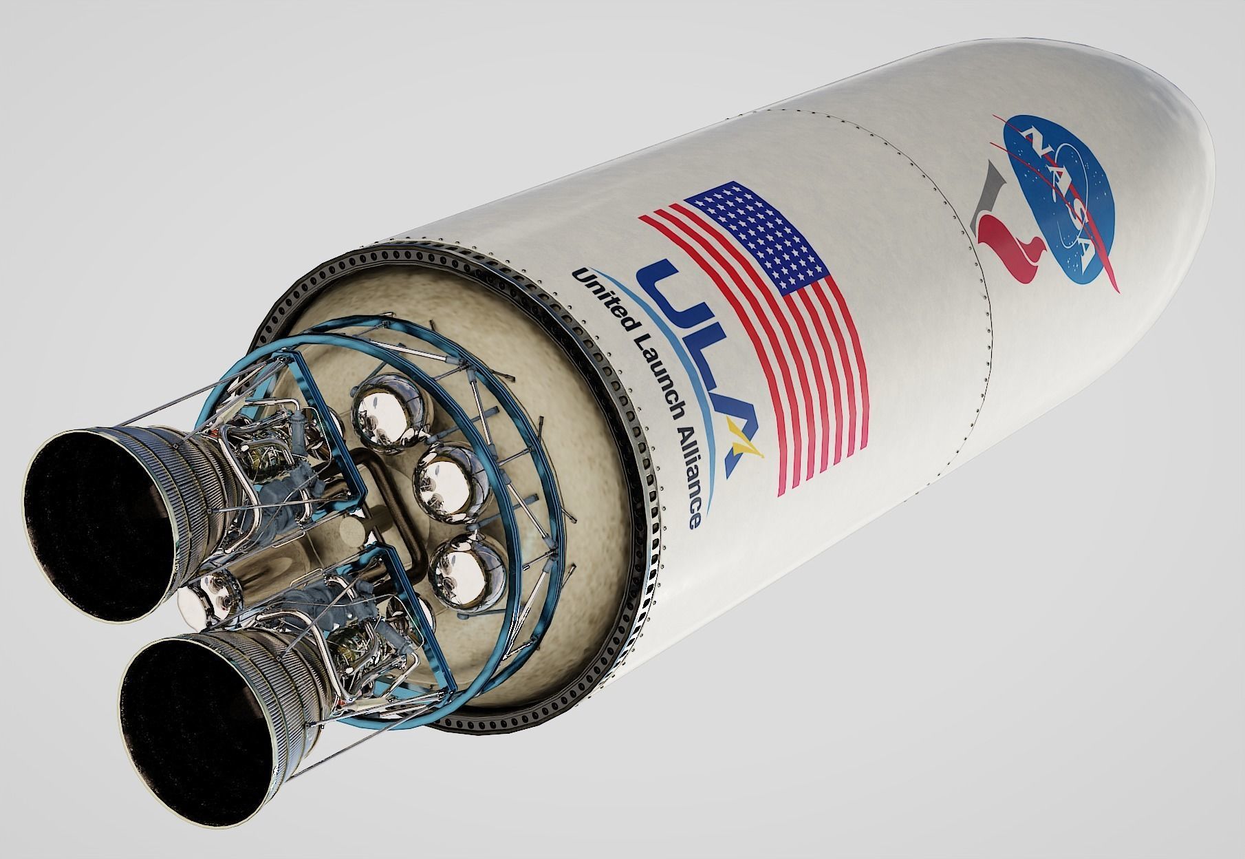 Vulcan Centaur rocket 3D model_13