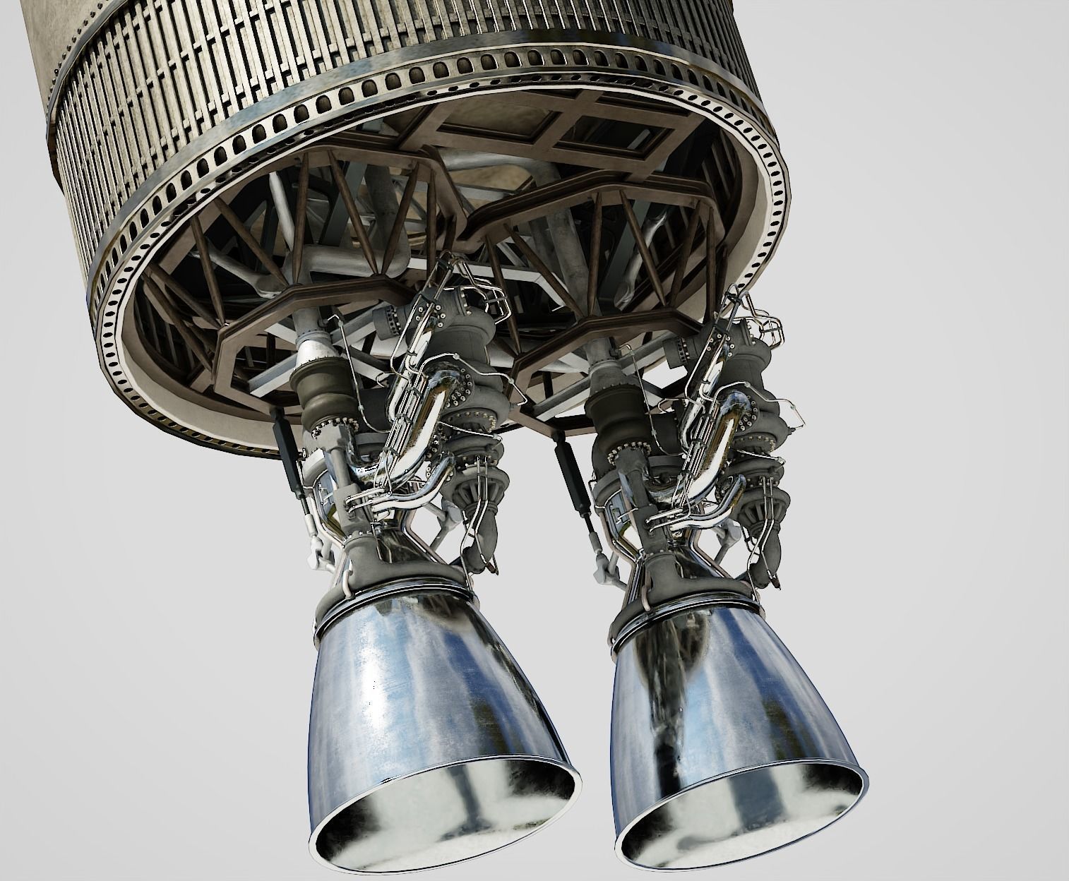 Vulcan Centaur rocket 3D model_3