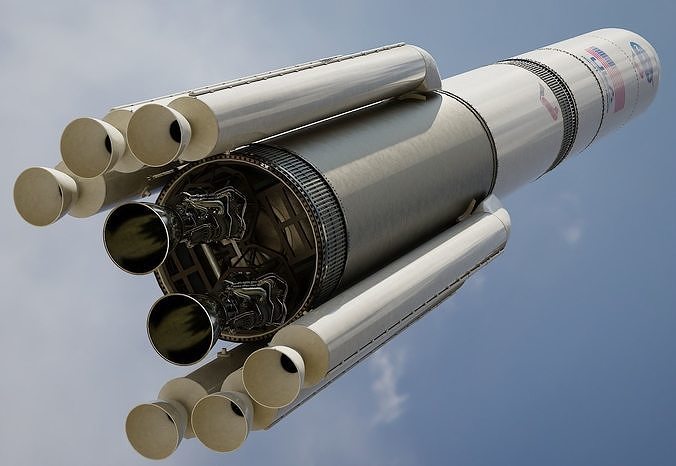 Vulcan Centaur rocket 3D model