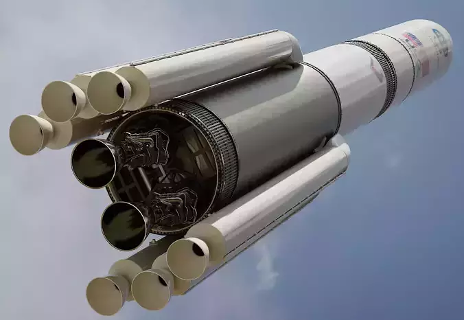 Vulcan Centaur rocket 3D model