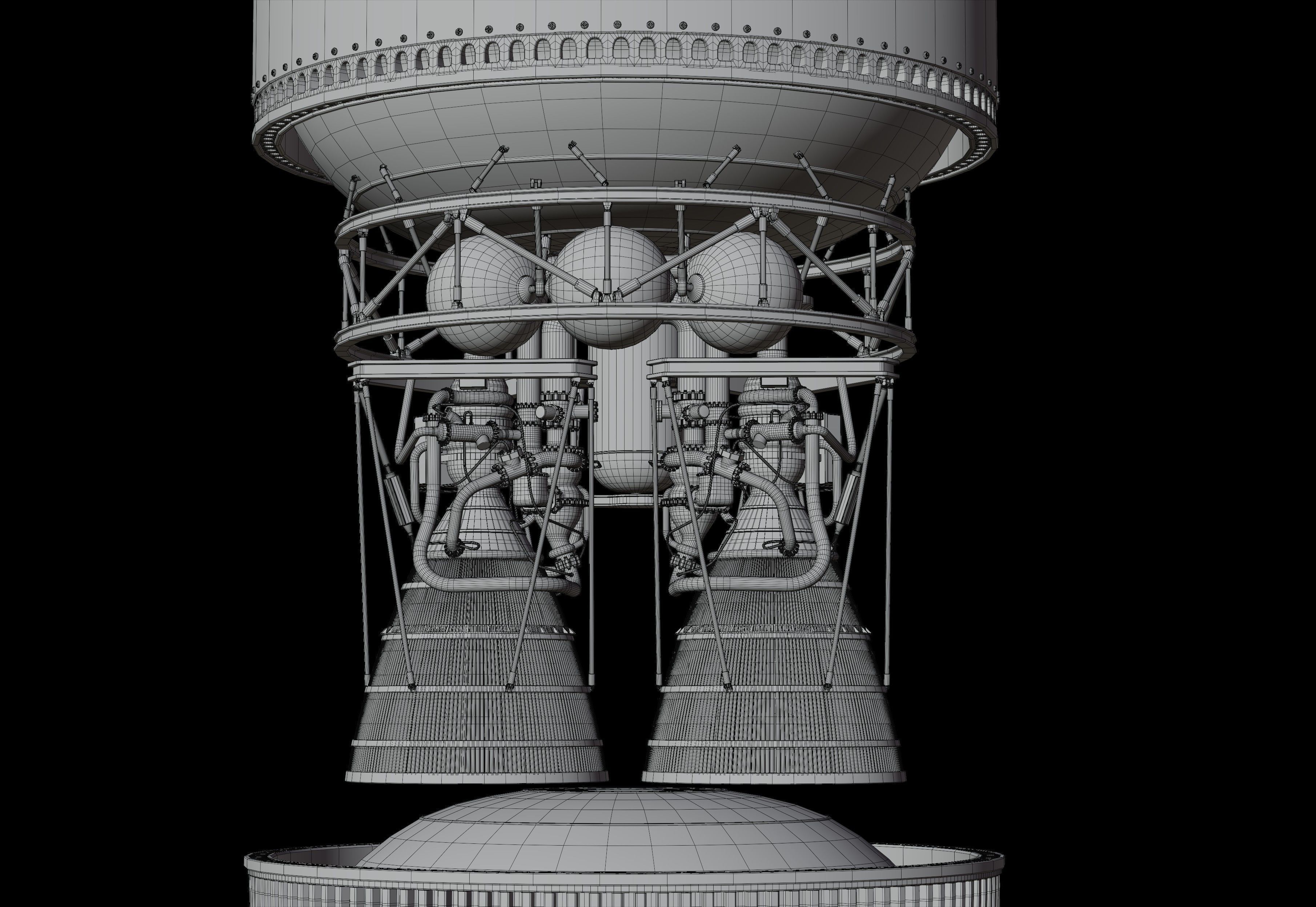 Vulcan Centaur rocket 3D model_42