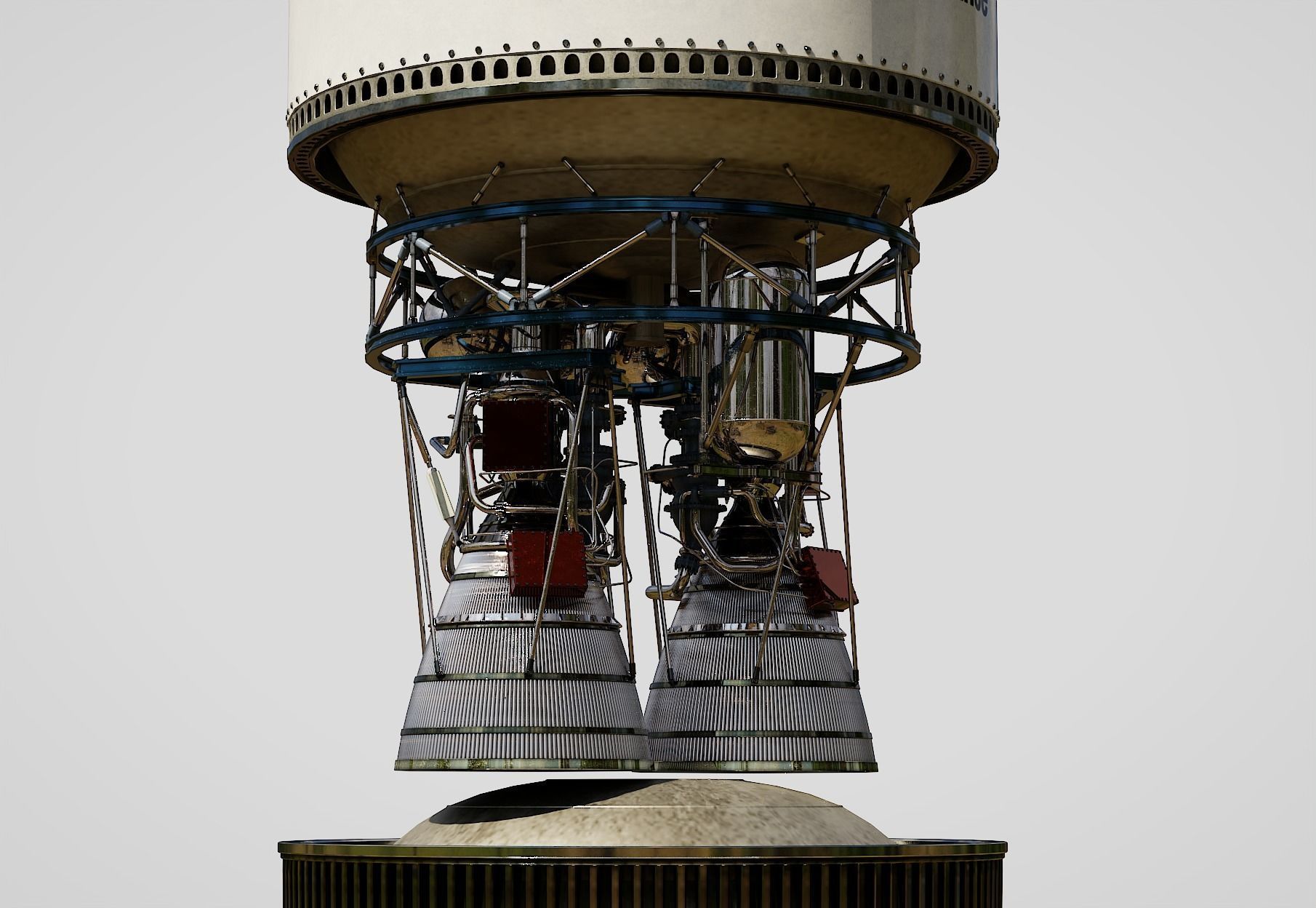 Vulcan Centaur rocket 3D model_26