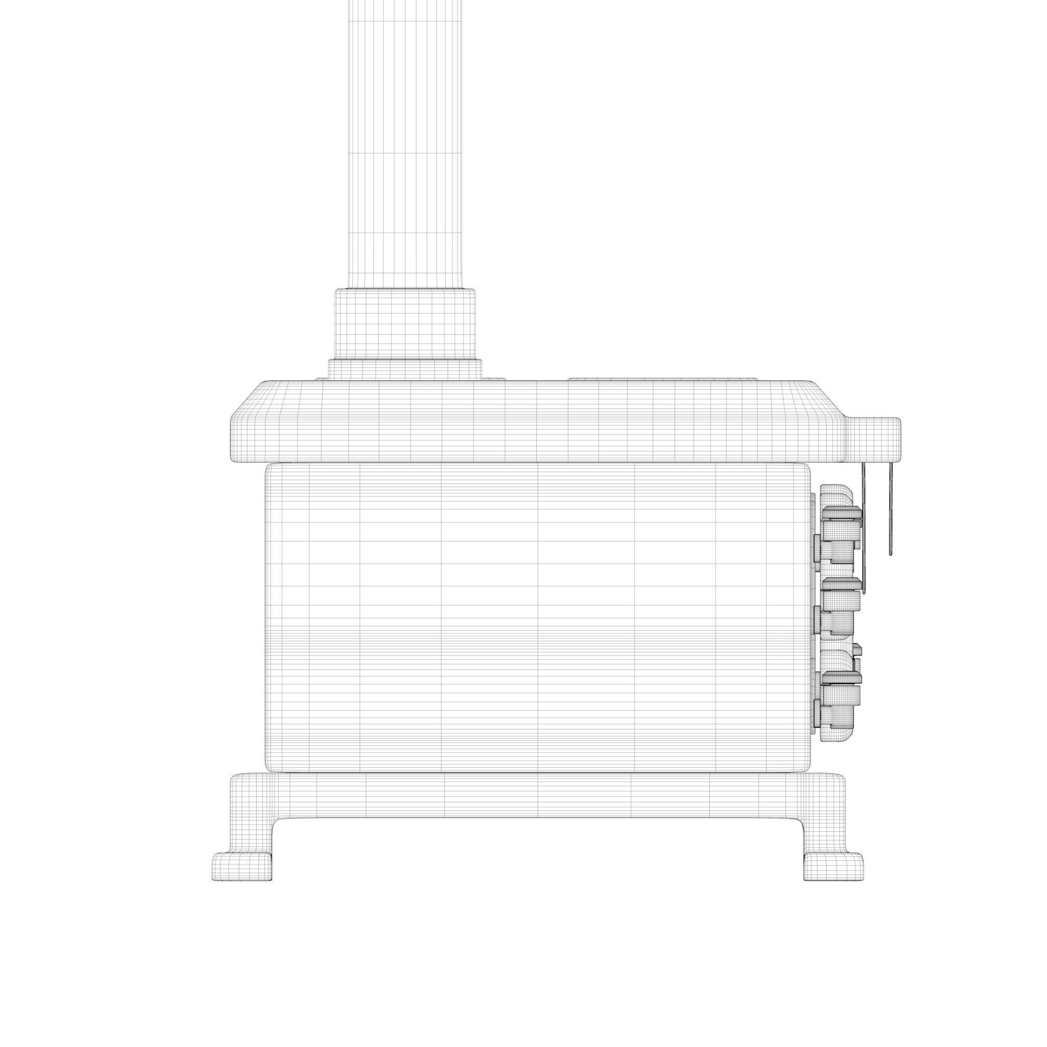 Range COOKER Low-poly 3D model_35