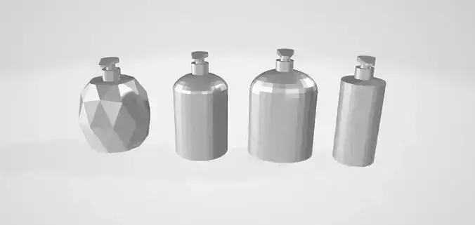 LOW POLY SHAMPOO - SOAP BOTTLE -PREMIUM VERSION-