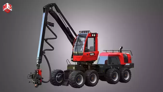 Komatsu - 931 Forestry Harvester 3D model