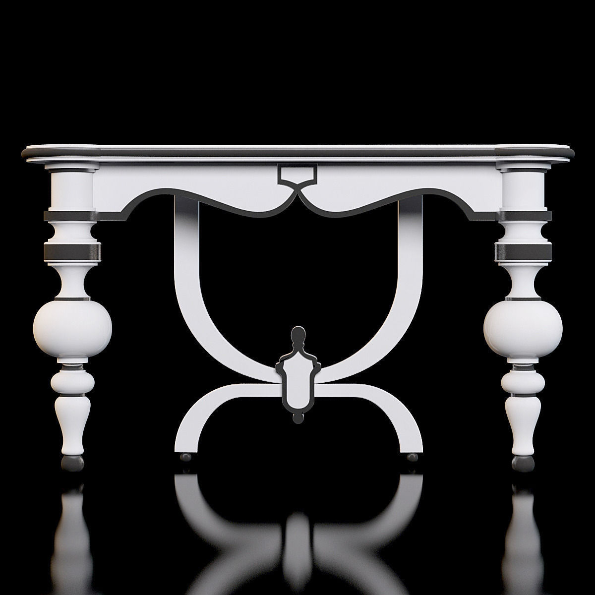 Cyan Design Lacroix Console Table 3D model_1