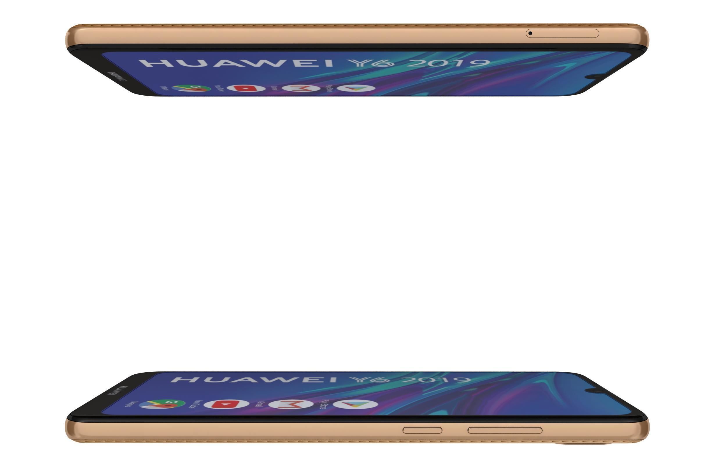 Huawei Y6 2019 Amber Brown 3D model_7
