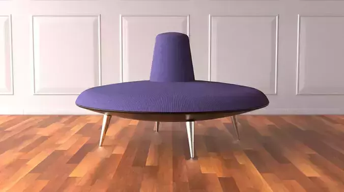 UFO Collection - Lounge chair with back rest