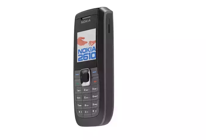 Nokia 2610 mobile 3D model