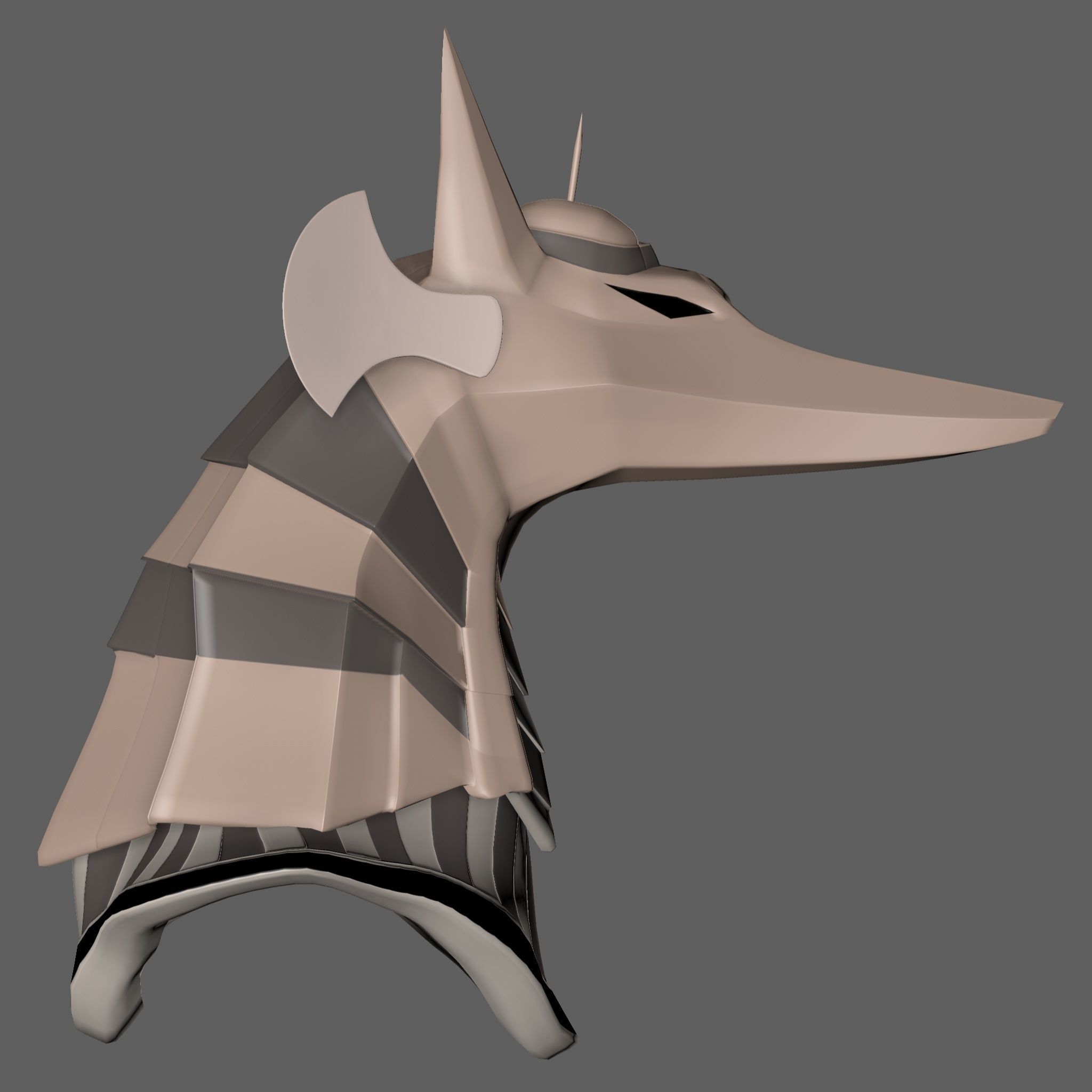 Anubis Helmet 3D model_15