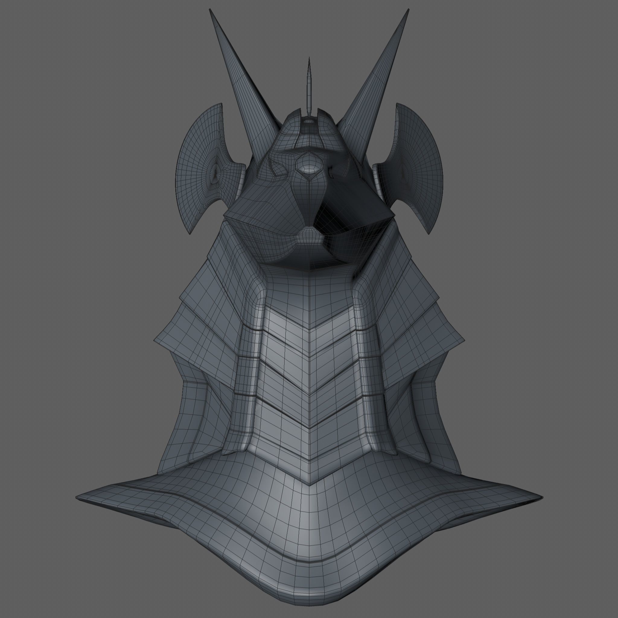 Anubis Helmet 3D model_9