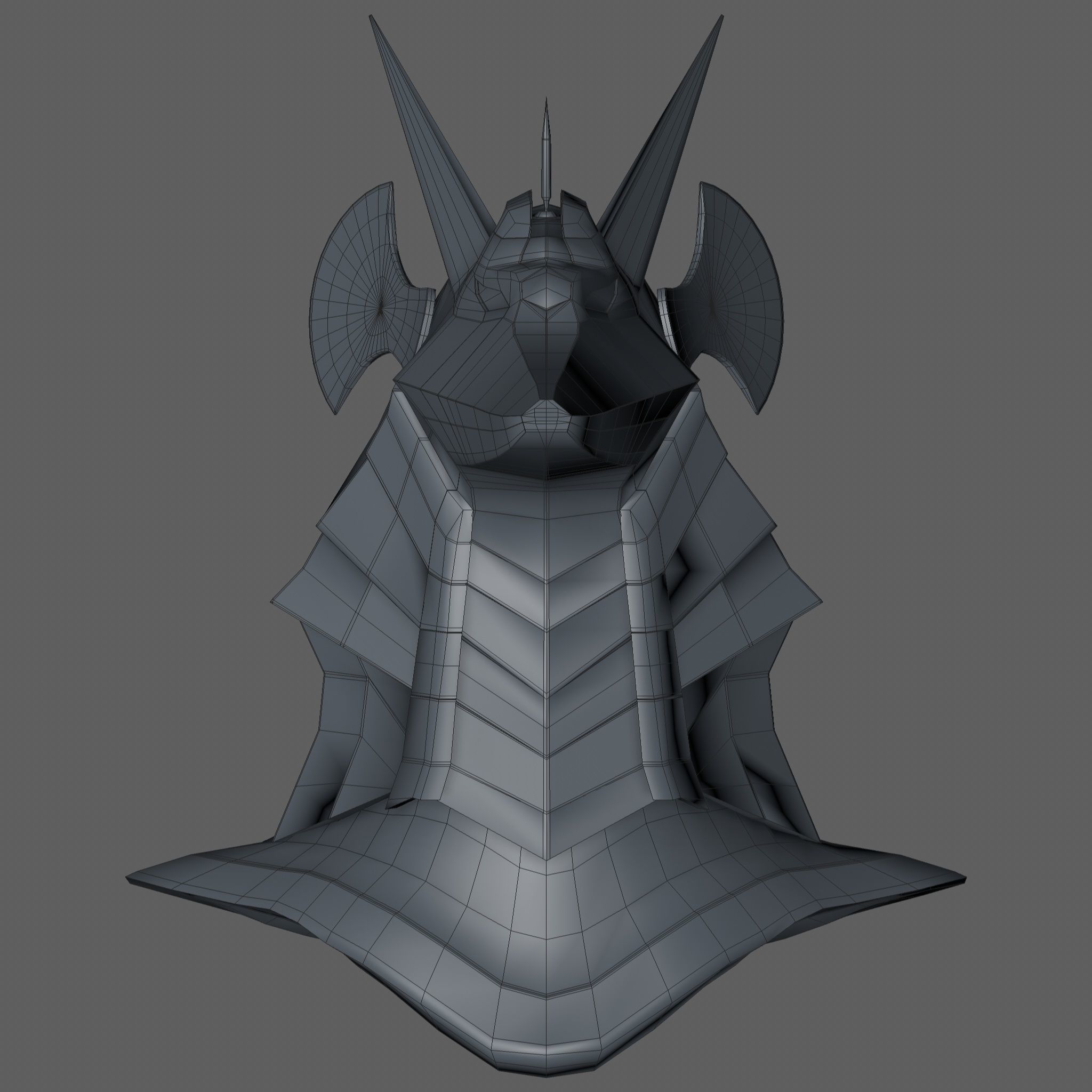 Anubis Helmet 3D model_7