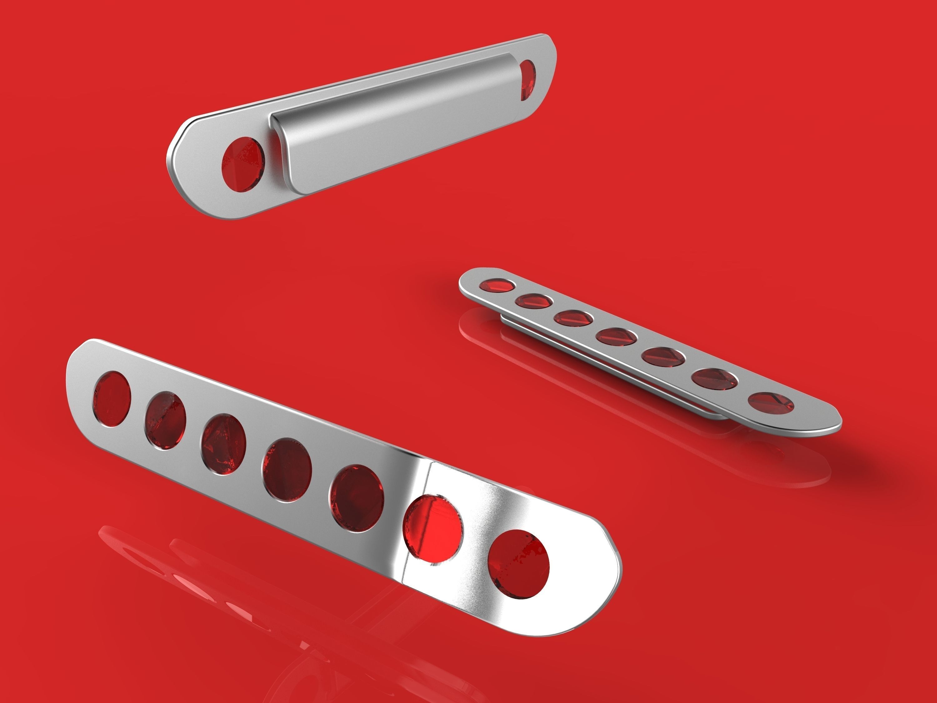 Blazer clip 3D print model_5