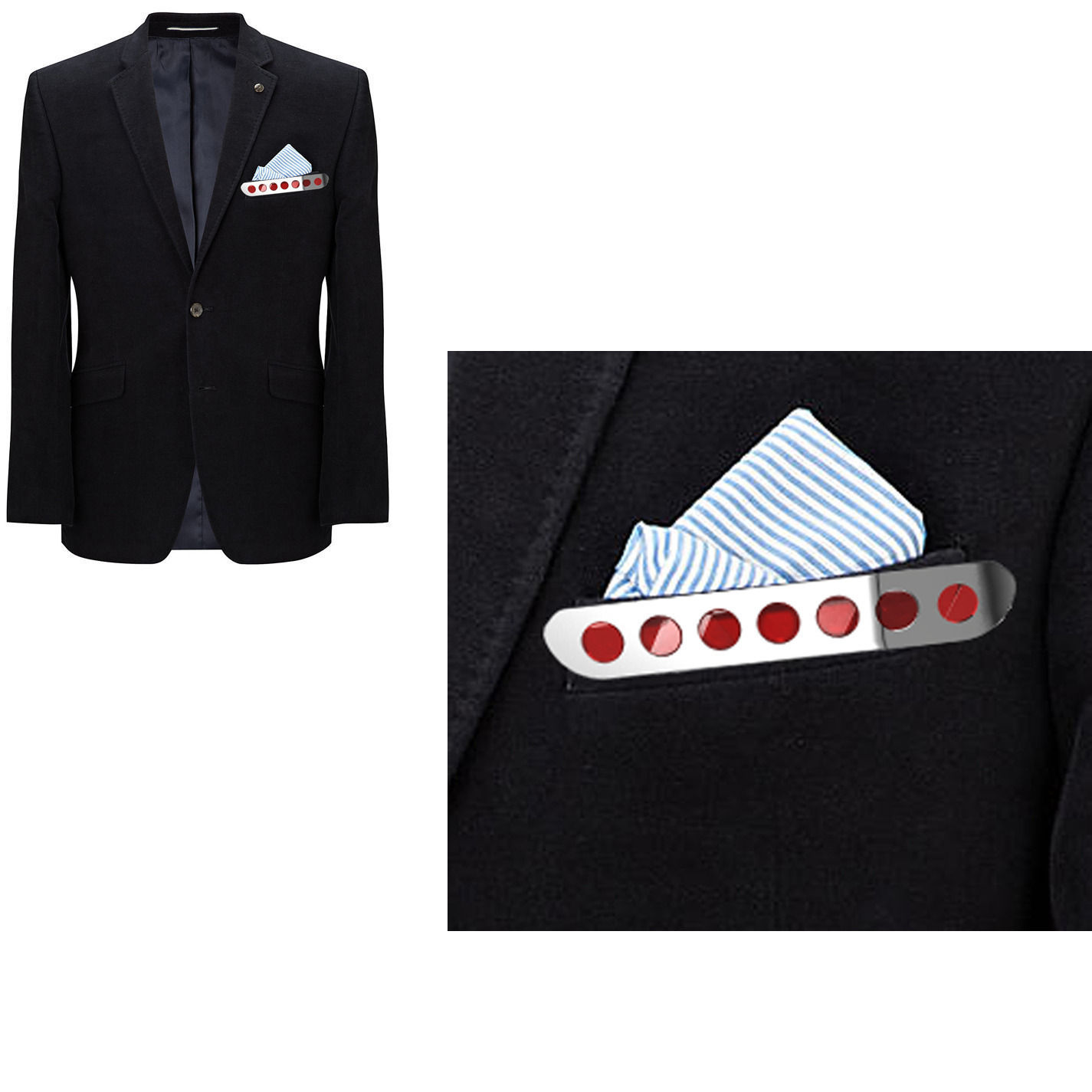 Blazer clip 3D print model_1