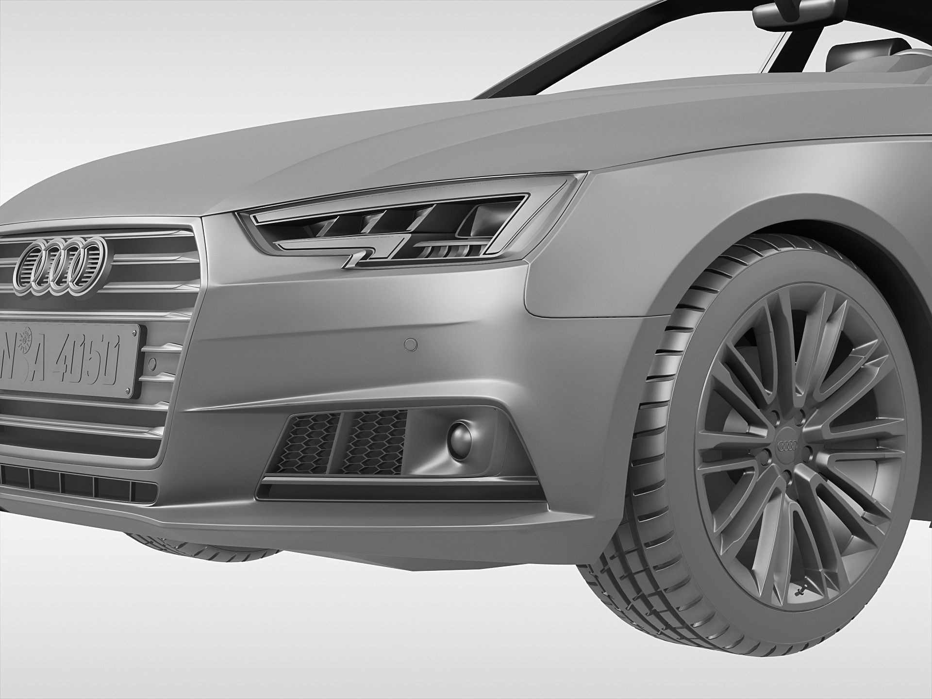 Audi A4 2016 3D model_8