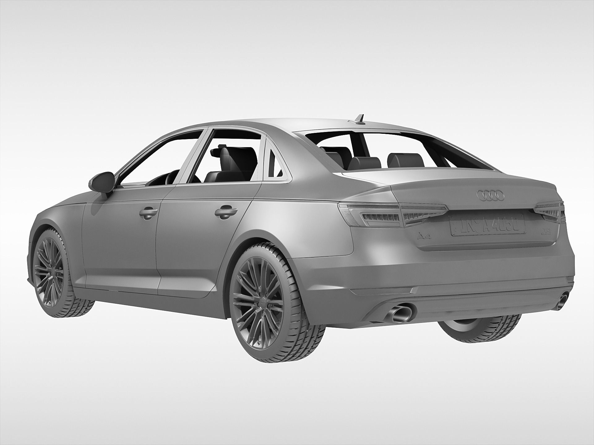 Audi A4 2016 3D model_6
