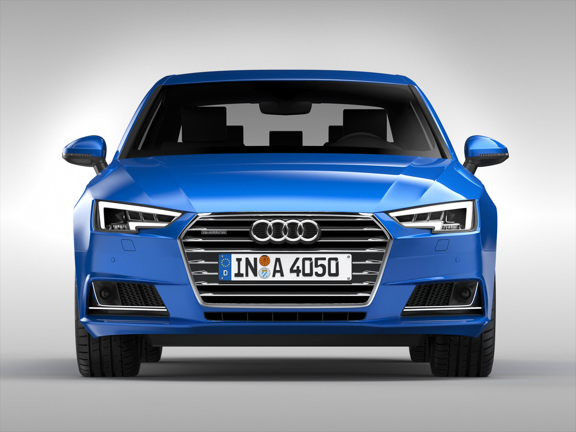 Audi A4 2016 3D model_4