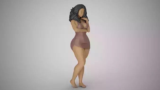 Tender Girl 3D print model