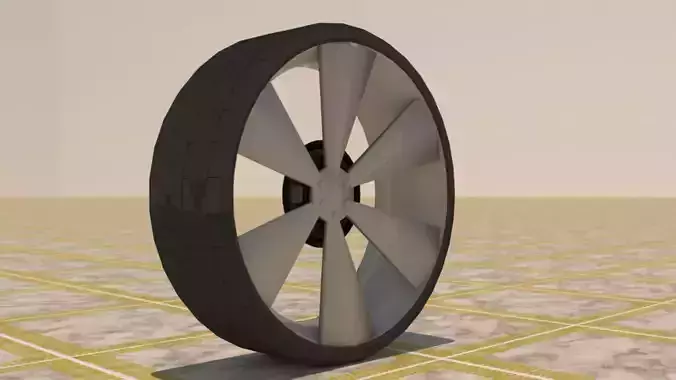 TYRE WITH ALLOY RIMS