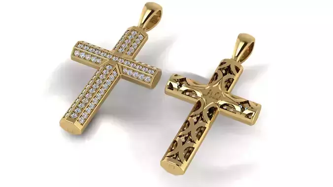 Cross pendant - Jesus pendant
