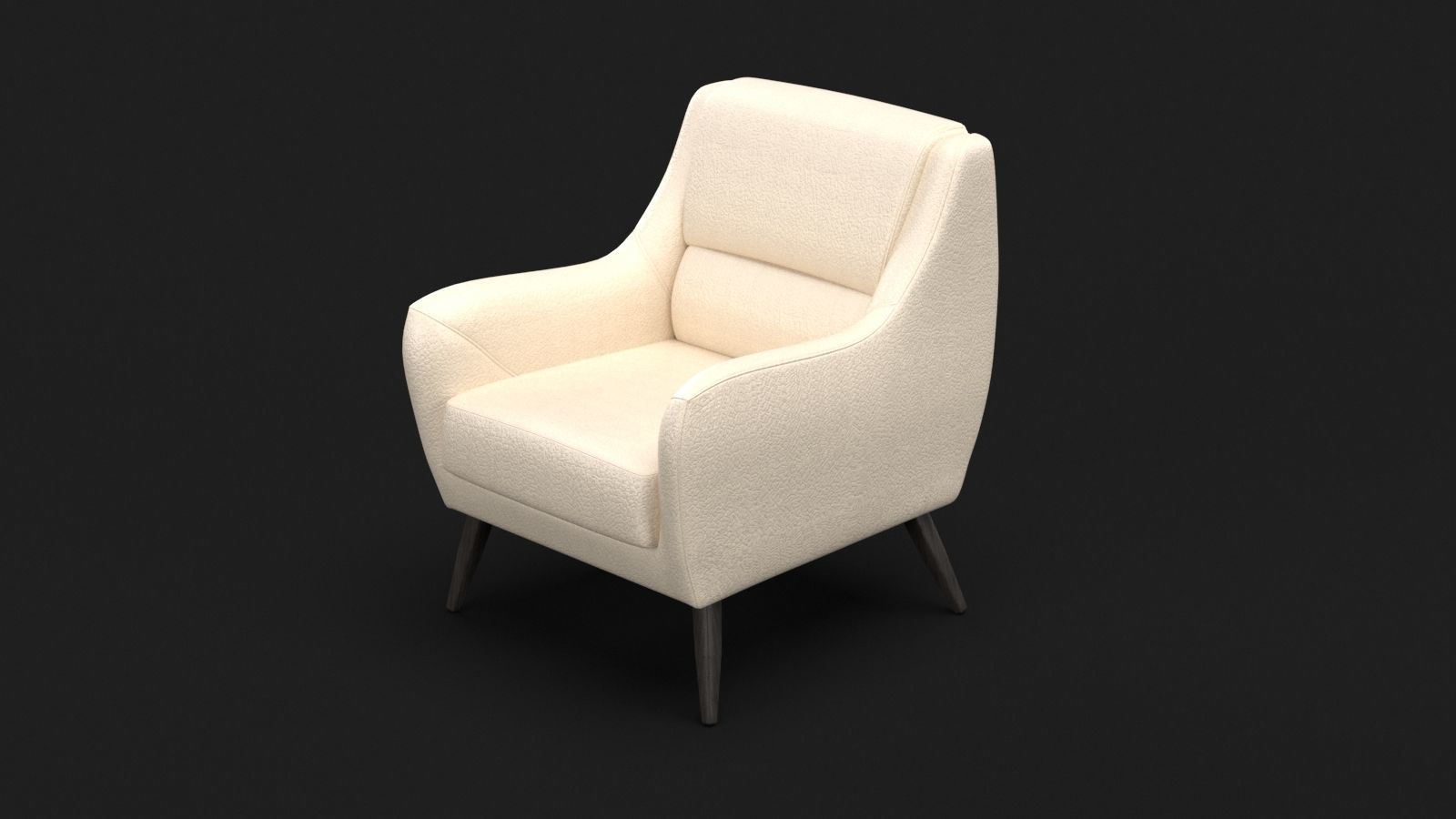 Accent chair 3D model_2