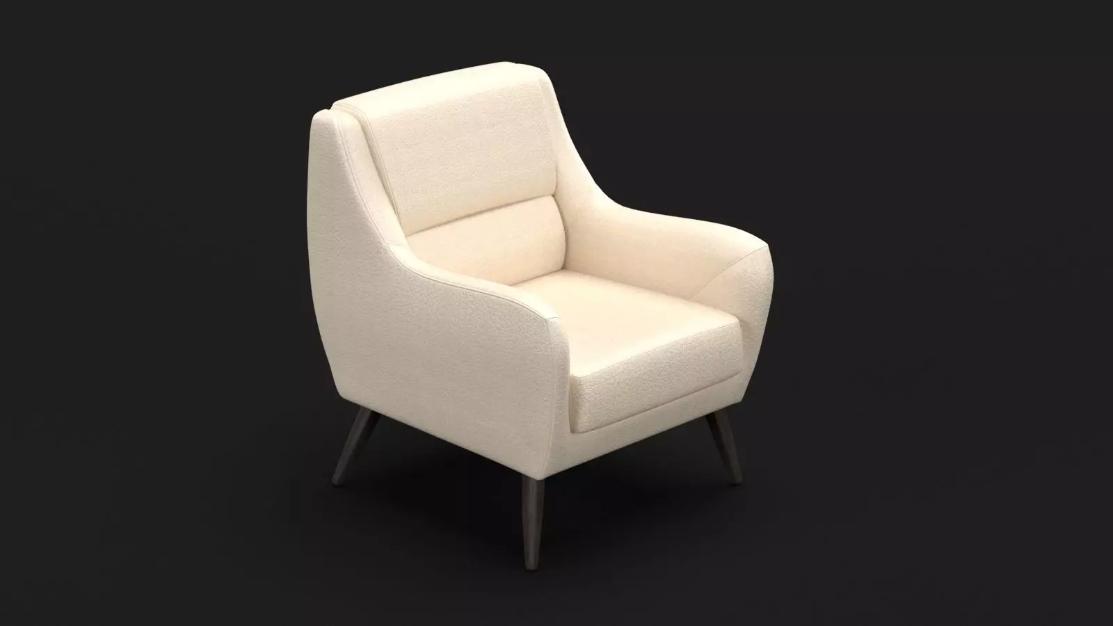 Accent chair 3D model_0
