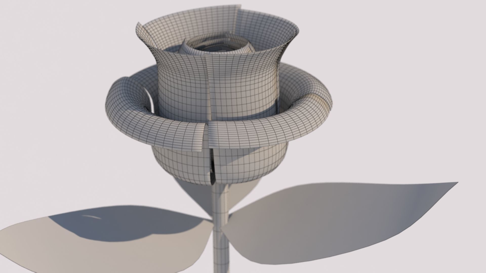 ROSE FLOWER 3D model_4