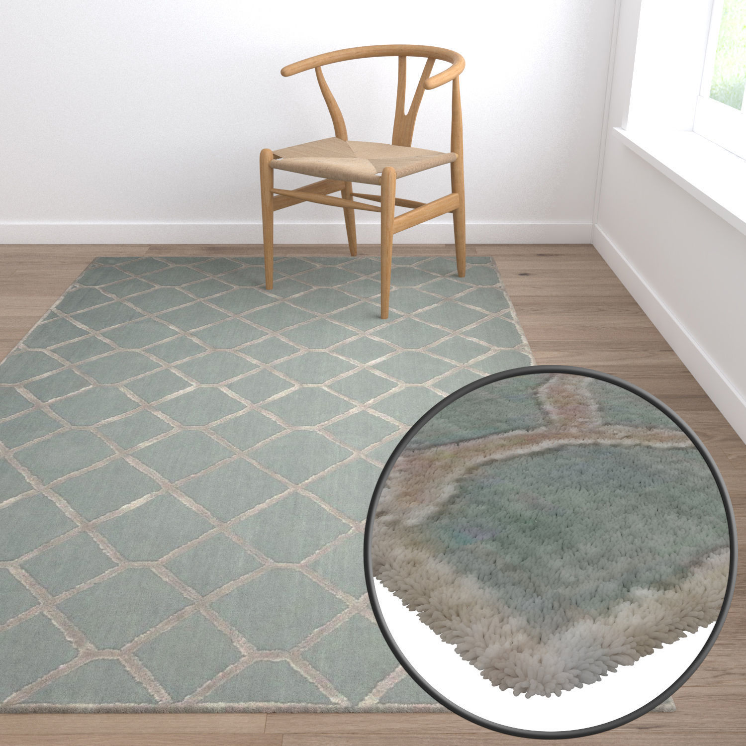 Rug Set 1076 3D model_5