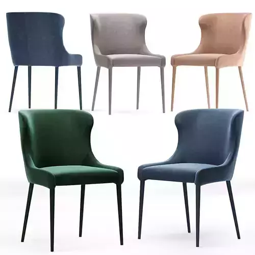 Globewest Claudia Dining Chair 3D model