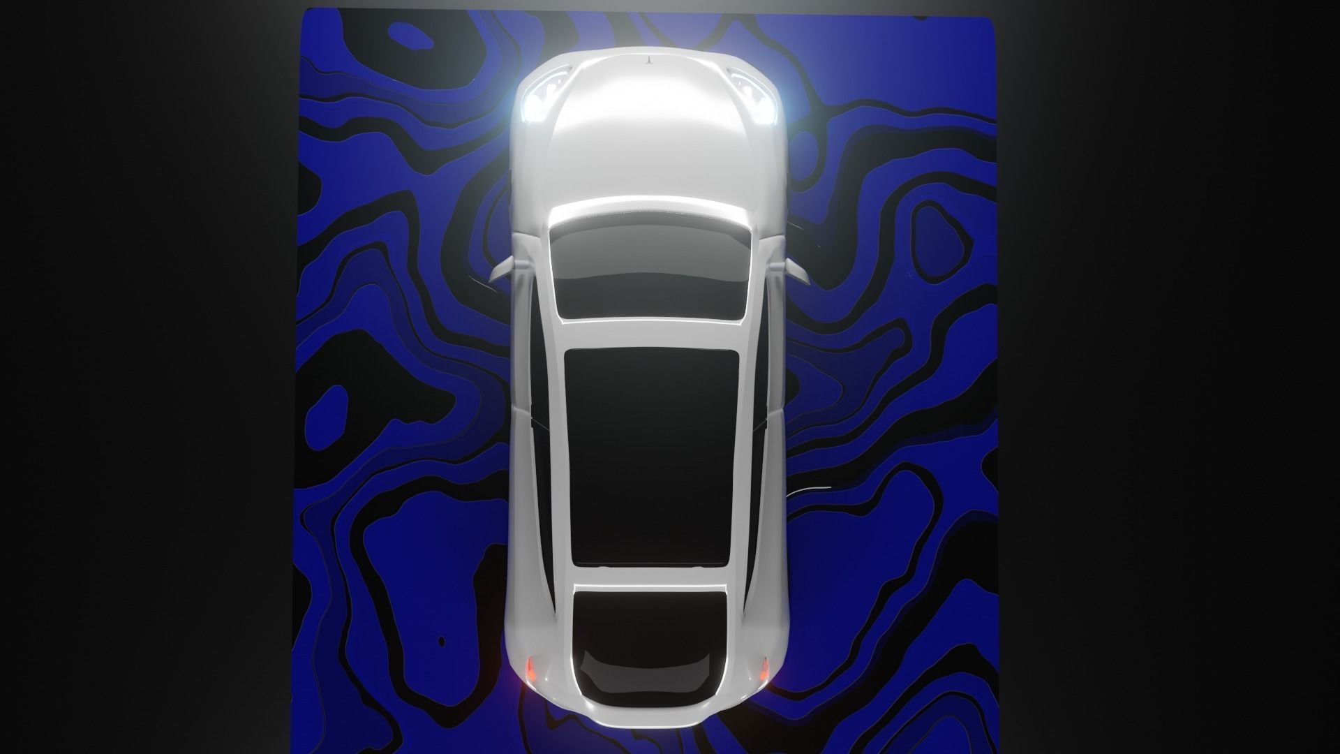 Tesla model Y front of 3D model_2