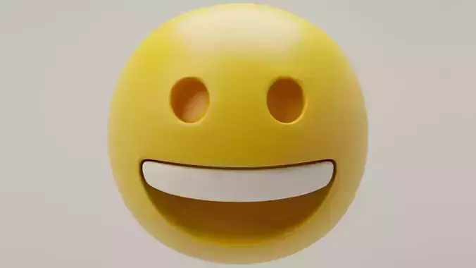 Smiling Emoji 3D model