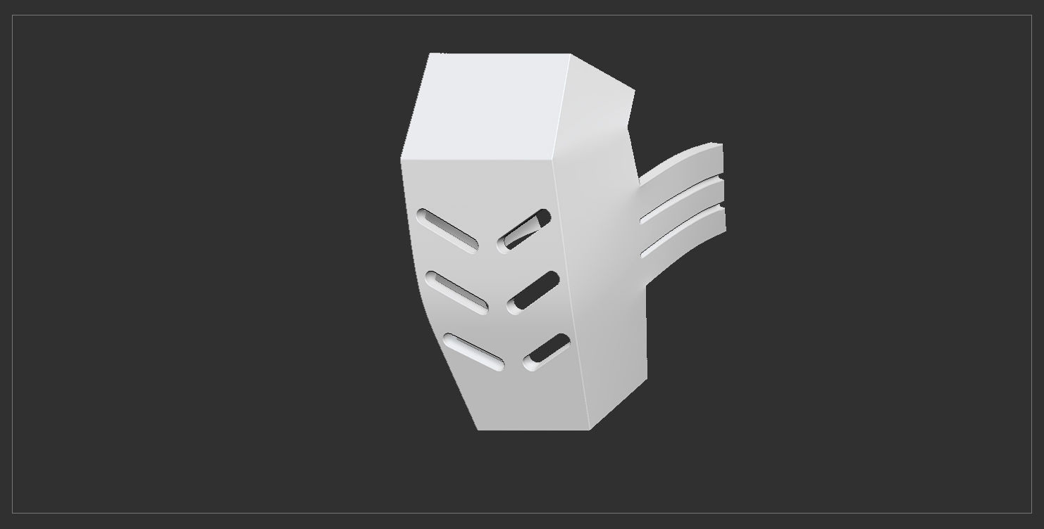 Kensei Mugumura - Hollow Mask - Visored Colletions 3D print model_5