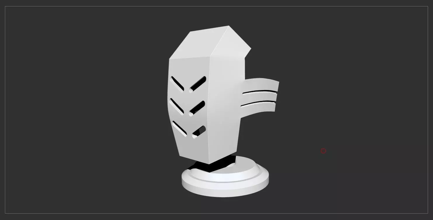 Kensei Mugumura - Hollow Mask - Visored Colletions 3D print model_0