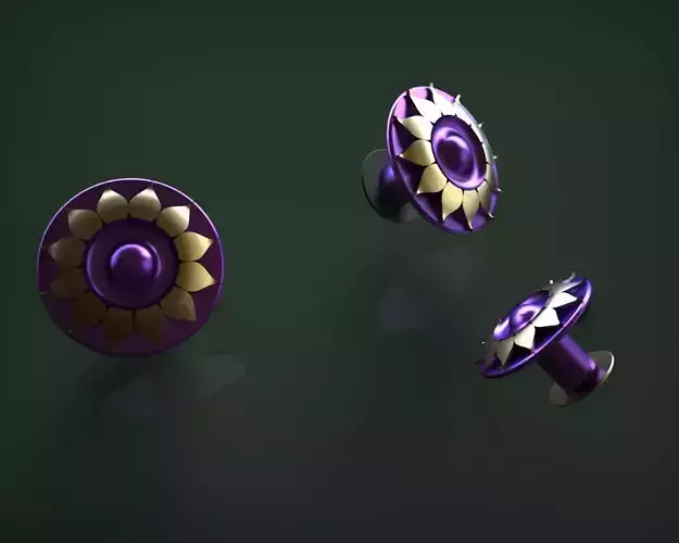 lotus earring  3D print model