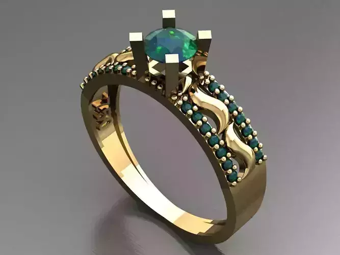 T022- Diamond solitarie ring