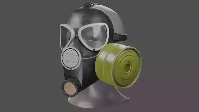 PMK 1 GASMASK Low-poly 3D model