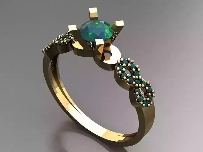 T023- Diamond solitarie ring