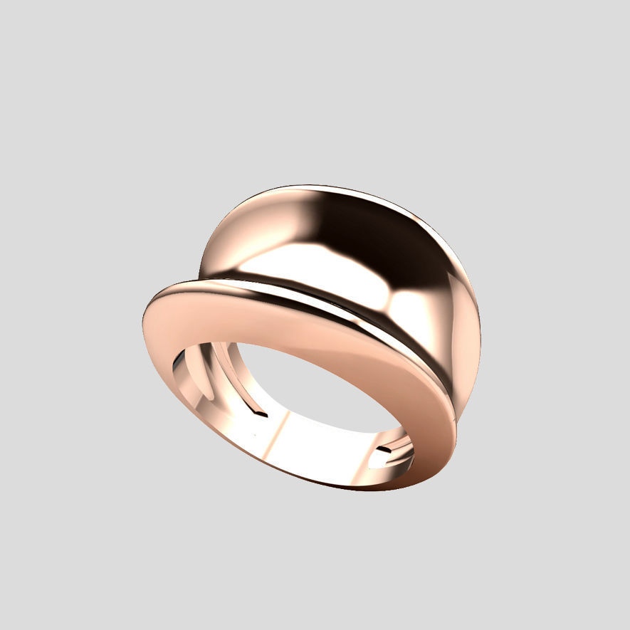 Fashionable ring for men 3D print model_4