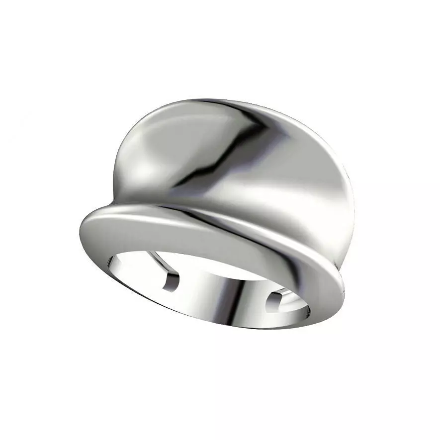 Fashionable ring for men 3D print model_0