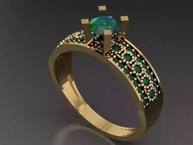 T030- Diamond solitarie ring