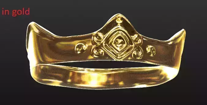 Princess tiara ring size 7