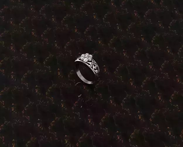 Ring silver 3D print model