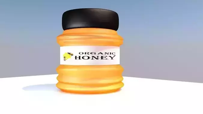 3d Jar Design Low-poly 3D model