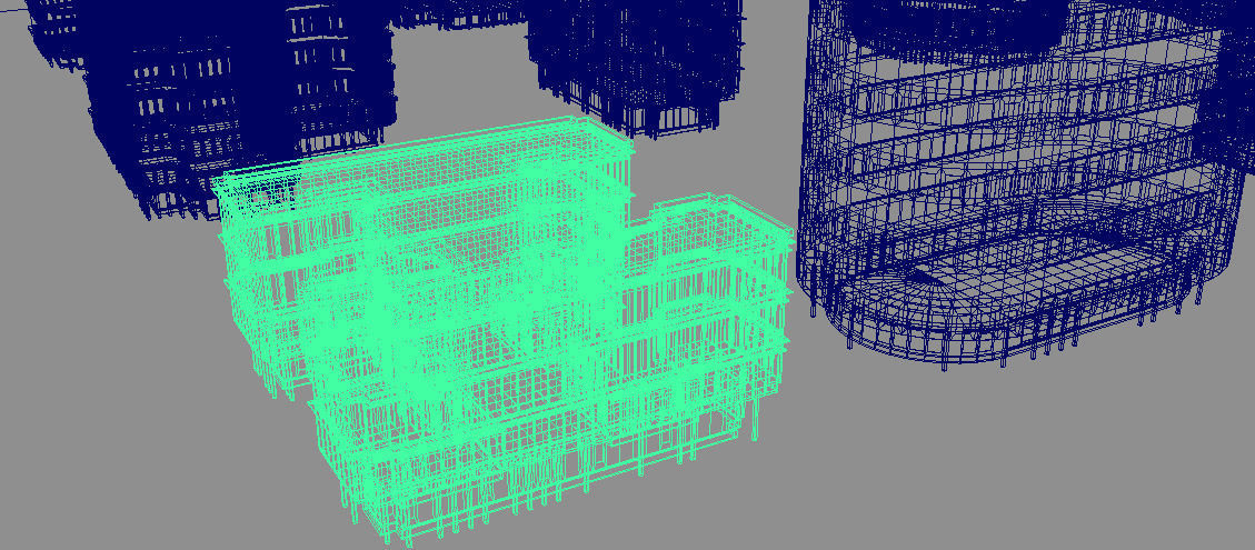 Skyscraper Cityscape 3D model_4