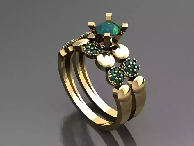 T039- Diamond solitarie ring