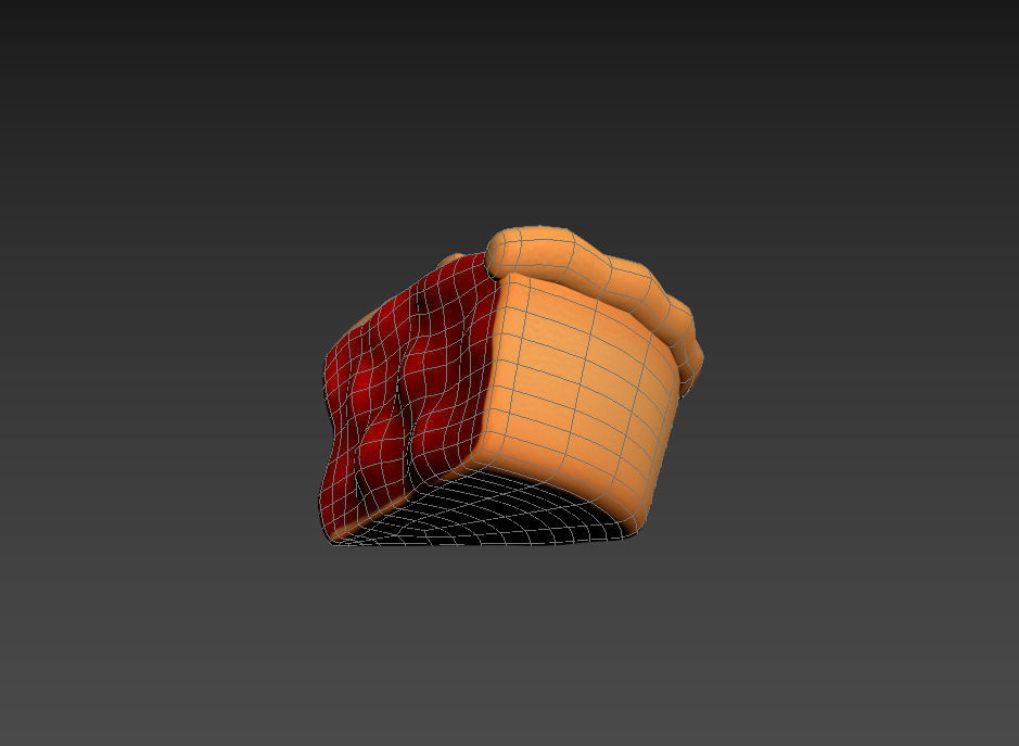 Cherry Pie Slice 3D model_21